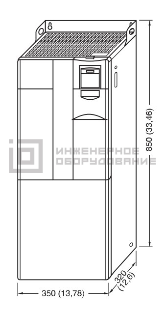 Габаритные размеры частотного преобразователя Micromaster 430 6SE6430-2UD37-5FA0