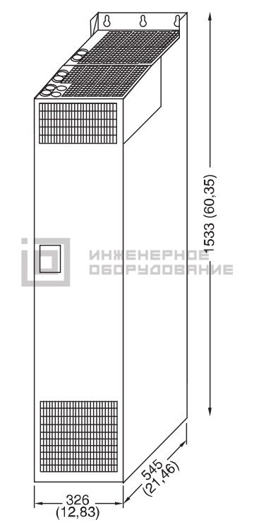 Габаритные размеры частотного преобразователя Micromaster 430 6SE6430-2UD42-0GA0
